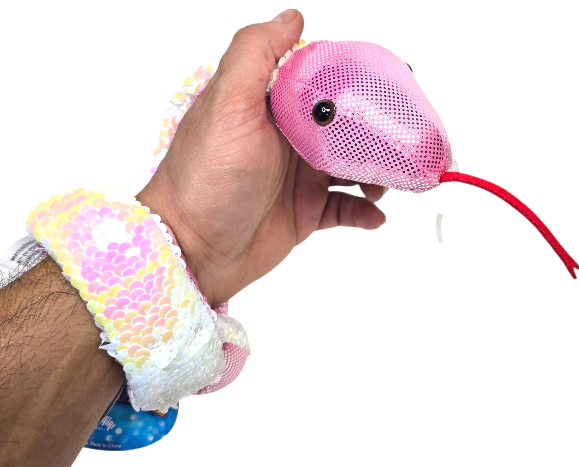 Amazon.co.jp: Zugar Land カラフルなスパンコールぬいぐるみヘビ(26